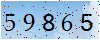 驗證碼為59865