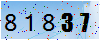 驗證碼為81837